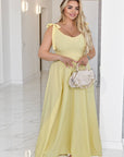 Vestido largo de tela suave