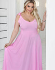 Vestido largo de tela suave