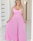 Vestido largo de tela suave