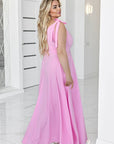Vestido largo de tela suave