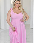 Vestido largo de tela suave