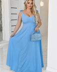 Vestido largo de tela suave