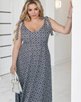 Vestido largo de tela suave