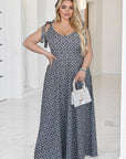 Vestido largo de tela suave