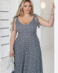 Vestido largo de tela suave