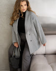 Short coat with belt - Twiggy Shop