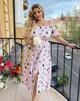 Rochie din bumbac cu inimioare