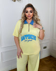 Knit set with bright accents - Twiggy Shop