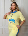 Knit set with bright accents - Twiggy Shop