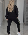 Knit set with lettering - Twiggy Shop