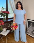Conjunto crepé verano