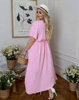 Vestido de crepé de verano