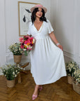 Vestido de crepé de verano