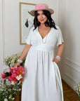 Vestido de crepé de verano