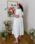 Vestido de crepé de verano