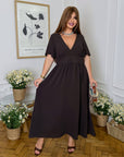 Vestido de crepé de verano