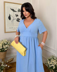 Vestido de crepé de verano
