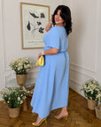 Vestido de crepé de verano
