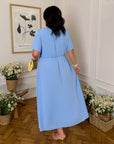 Vestido de crepé de verano