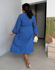 Polka-Dot Midi šaty