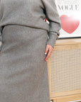 Soft sweater and skirt set - Twiggy Shop