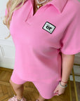 Knit set with shorts, 80% cotton и 20% elastane, с мека текстура и комфортен дизайн.