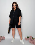 Shirt and shorts set от polyester и elastane, подходящ за ежедневна обличане, в изображението IMG_8121.jpg.