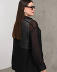 Sheer Shirt with Top