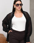 Sheer Shirt with Top