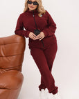 Conjunto polar con letras