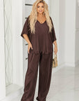 Structured fabric set EU082025 с polyester и spandex, показан в изображението.
