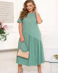 Midi dress with a loose fit - Twiggy Shop
