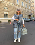 Checkered vest - Twiggy Shop