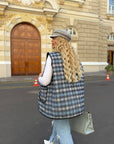 Checkered vest - Twiggy Shop