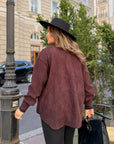 Corduroy velvet shirt - Twiggy Shop