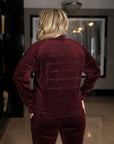 Velvet set with a zipper - Twiggy Shop