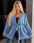 Cardigan court en alpaga