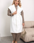 Long Vest with Belt