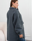 Korte jas in Astrakan-blazerstijl