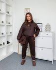 Velour set with embroidery - Twiggy Shop