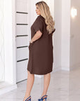 Short muslin shirt dress