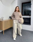 Wide velvet trousers - Twiggy Shop