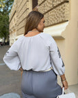 Blouse with ornaments - Twiggy Shop