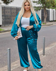 Bomber jacket and trousers set