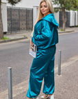 Bomber jacket and trousers set