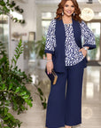 Three-piece set от polyester, изображение на продукта с чист дизайн и сглобени елементи.