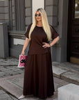 Blouse and skirt set