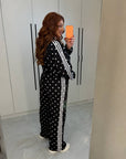 Polka-Dot Knit Set