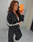 Polka-Dot Knit Set
