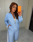 Polka-Dot Knit Set